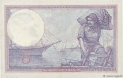 5 Francs FEMME CASQUÉE FRANKREICH  1921 F.03.05 VZ