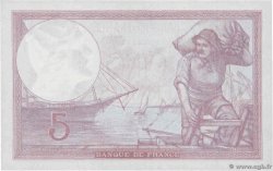 5 Francs FEMME CASQUÉE modifié FRANKREICH  1939 F.04.03 ST