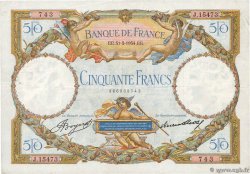 50 Francs LUC OLIVIER MERSON type modifié FRANCIA  1934 F.16.05 BC+