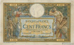 100 Francs LUC OLIVIER MERSON avec LOM FRANCIA  1908 F.22.01 RC+