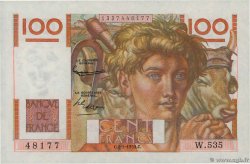 100 Francs JEUNE PAYSAN FRANCIA  1953 F.28.36 q.FDC