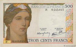 300 Francs FRANCE  1938 F.29.01 VF-