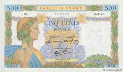 500 Francs LA PAIX FRANCE  1941 F.32.14 SPL+