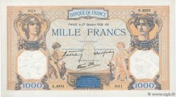 1000 Francs CÉRÈS ET MERCURE type modifié FRANKREICH  1938 F.38.31