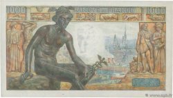 1000 Francs DÉESSE DÉMÉTER FRANCE  1943 F.40.25 UNC-