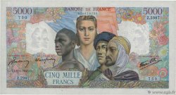 5000 Francs EMPIRE FRANÇAIS FRANCIA  1947 F.47.58 EBC+