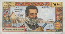 50 Nouveaux Francs HENRI IV FRANKREICH  1959 F.58.01 S