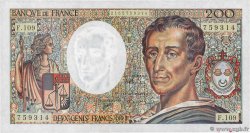 200 Francs MONTESQUIEU Fauté FRANCIA  1992 F.70.12a AU