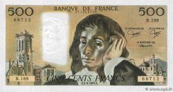 500 Francs PASCAL FRANCIA  1983 F.71.29 FDC