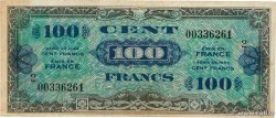100 Francs DRAPEAU FRANCIA  1944 VF.20.02 BC+