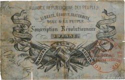 1 Franc FRANCE Regionalismus und verschiedenen  1852  fS