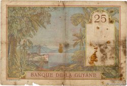 25 Francs FRENCH GUIANA  1940 P.07 G