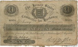 1 Pound ISLA DE JERSEY  1874 P.-(A2) RC+