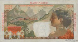 100 Francs La Bourdonnais MARTINIQUE  1946 P.31a TTB