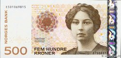 500 Kroner NORWAY  2012 P.51f AU+