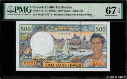 500 Francs Numéro radar POLYNESIA, FRENCH OVERSEAS TERRITORIES  2000 P.01g UNC