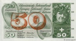 50 Francs Numéro spécial SUISSE  1971 P.48k UNC-