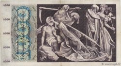 1000 Francs SUISSE  1957 P.52b BC+