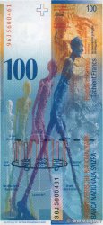 100 Francs SWITZERLAND  1996 P.72a AU-
