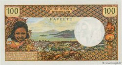 100 Francs TAHITI  1969 P.23 fST