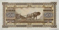 500 Dinara YOUGOSLAVIE  1946 P.066b SPL