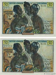 50 Francs Consécutifs FRENCH WEST AFRICA  1956 P.45