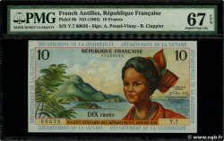 10 Francs ANTILLES FRANÇAISES  1964 P.08b