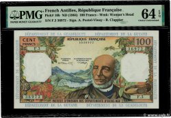 100 Francs ANTILLES FRANÇAISES  1964 P.10b