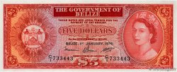 5 Dollars BELIZE  1976 P.35b