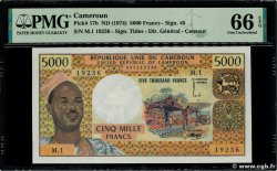 5000 Francs CAMEROON  1974 P.17b
