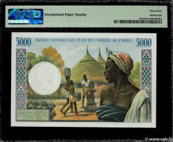 5000 Francs WEST AFRIKANISCHE STAATEN  1977 P.304Cl ST