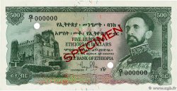 500 Dollars Spécimen ETHIOPIA  1961 P.24s UNC