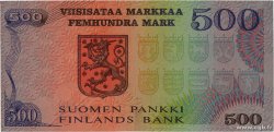 500 Markkaa FINNLAND  1975 P.110b SS