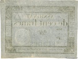 100 Francs Petit numéro FRANCIA  1795 Ass.48a SPL