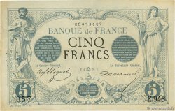 5 Francs NOIR FRANCE  1872 F.01.10 VF