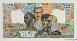 5000 Francs EMPIRE FRANÇAIS FRANCE  1945 F.47.46 pr.SPL