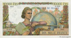 10000 Francs GÉNIE FRANÇAIS FRANKREICH  1954 F.50.71 VZ+