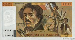 100 Francs DELACROIX FRANCE  1978 F.68.04 AU+