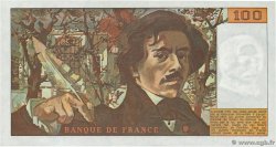 100 Francs DELACROIX FRANCE  1978 F.68.04 AU+