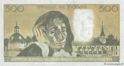500 Francs PASCAL Petit numéro FRANCE  1990 F.71.44A313 UNC-