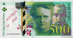 500 Francs PIERRE ET MARIE CURIE Spécimen FRANCE  1994 F.76.01Spn