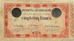 25 Francs rouge GUADELOUPE  1930 P.08 q.MB