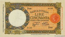 50 Lire ITALY  1936 P.054a AU-