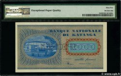 1000 Francs Spécimen KATANGA  1960 P.10s FDC