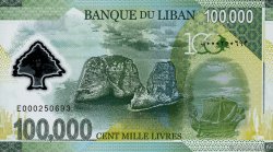100000 Livres LEBANON  2020 P.099 UNC