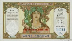 100 Francs NEUE HEBRIDEN  1941 P.10c fST
