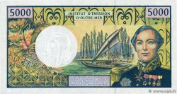 5000 Francs  Petit numéro POLYNÉSIE, TERRITOIRES D