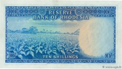 10 shillings RHODESIA  1964 P.24a q.FDC