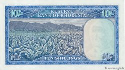 10 Shillings RHODESIA  1968 P.27b q.FDC