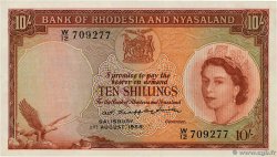 10 Shillings RODESIA Y NIASALANDIA (Federación de)  1958 P.20a SC+